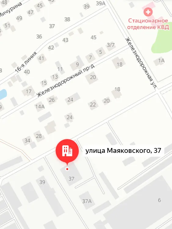 Карта расположения перевозчика ЛИОН ГРУПП